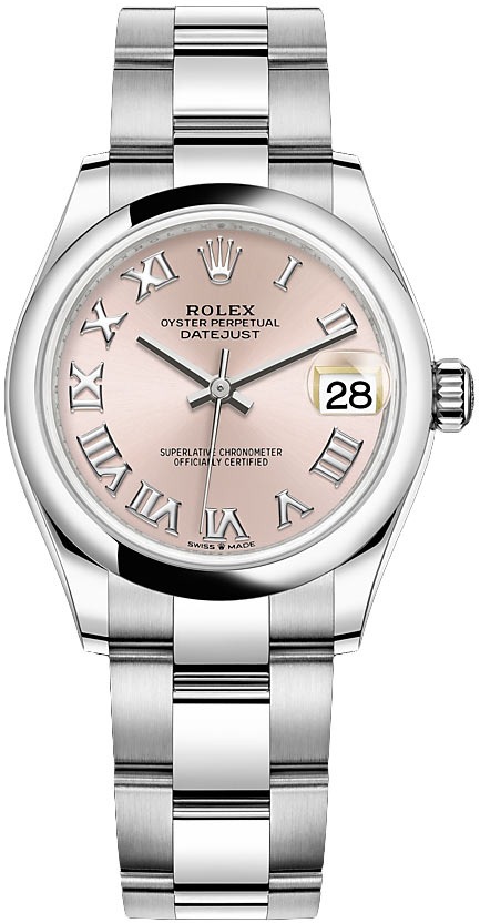 Datejust 31mm Stainless Steel 278240 Pink Roman Oyster