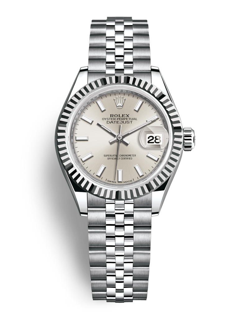 Rolex Lady Datejust 28mm Stainless Steel 279174 Silver Index Jubilee