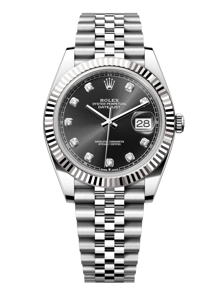 Rolex Datejust 41mm Stainless Steel 126334 Black Diamond Jubilee