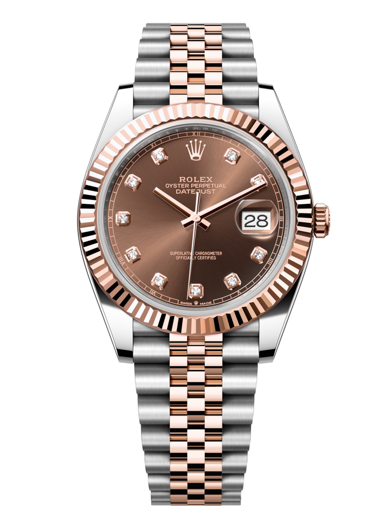 Rolex Datejust 41mm Steel and Everose Gold 126331 Chocolate Diamond Jubilee