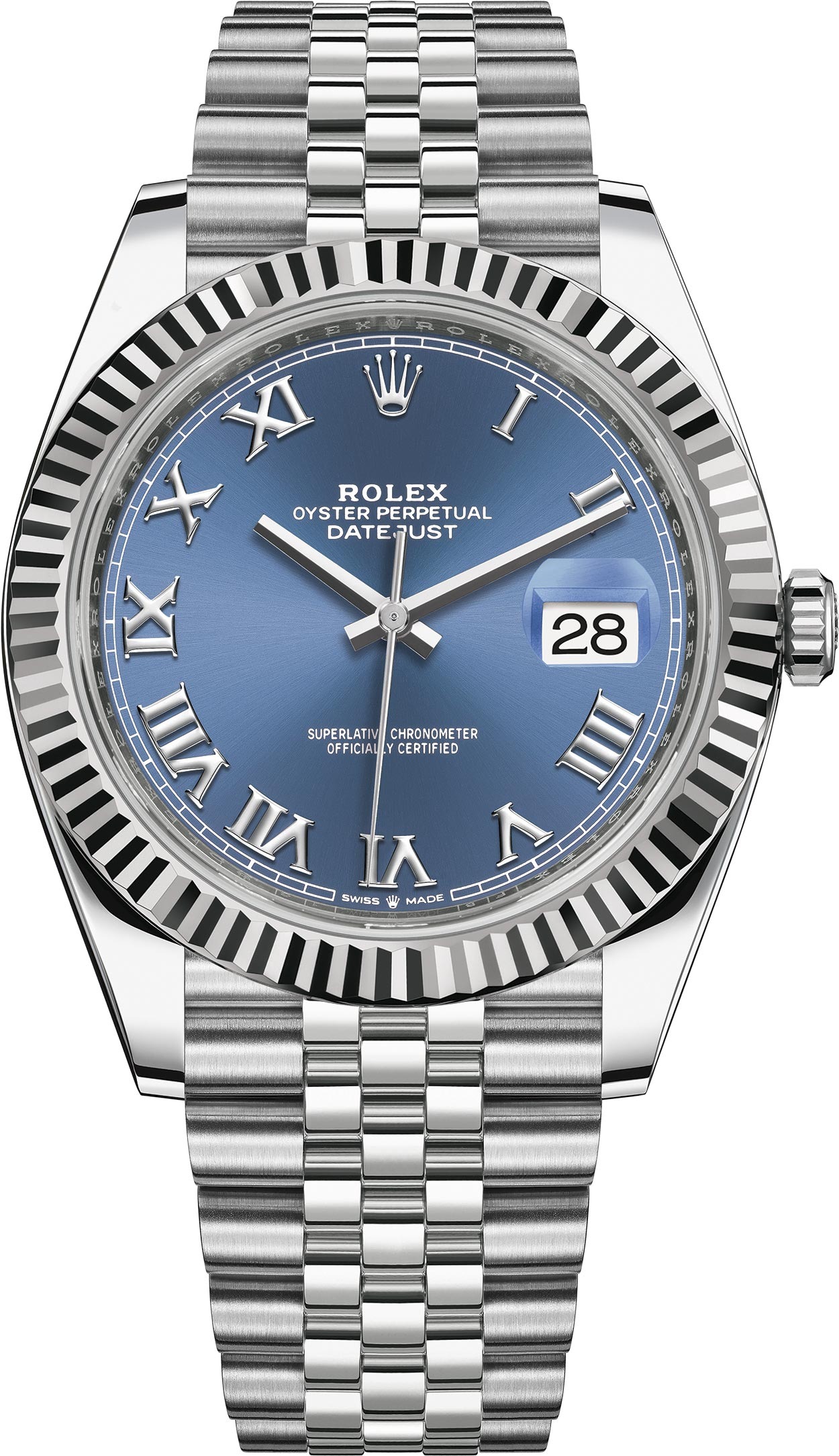 Datejust 41mm Stainless Steel 126334 Blue Roman Jubilee