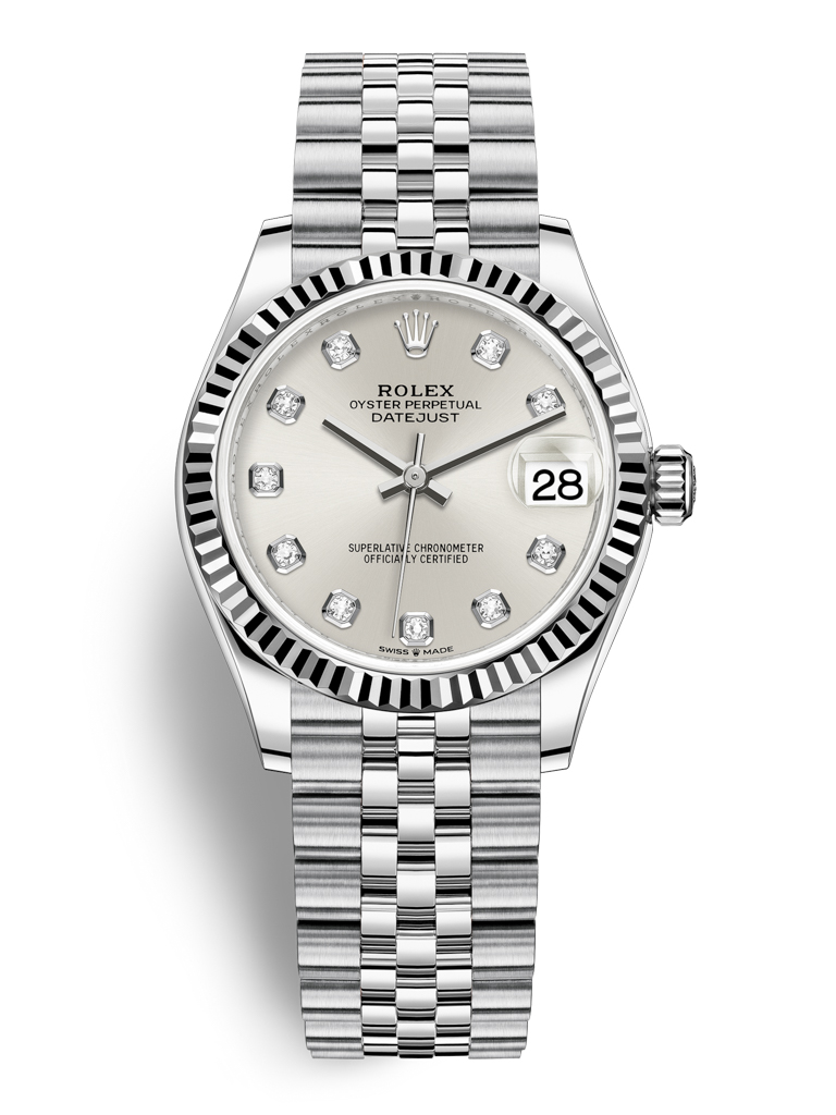 Rolex Datejust 31mm Stainless Steel 278274 Silver Diamond Jubilee