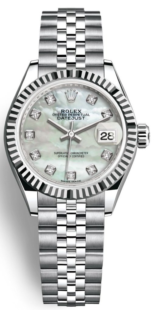 Lady Datejust 28mm Stainless Steel 279174 MOP Diamond Jubilee