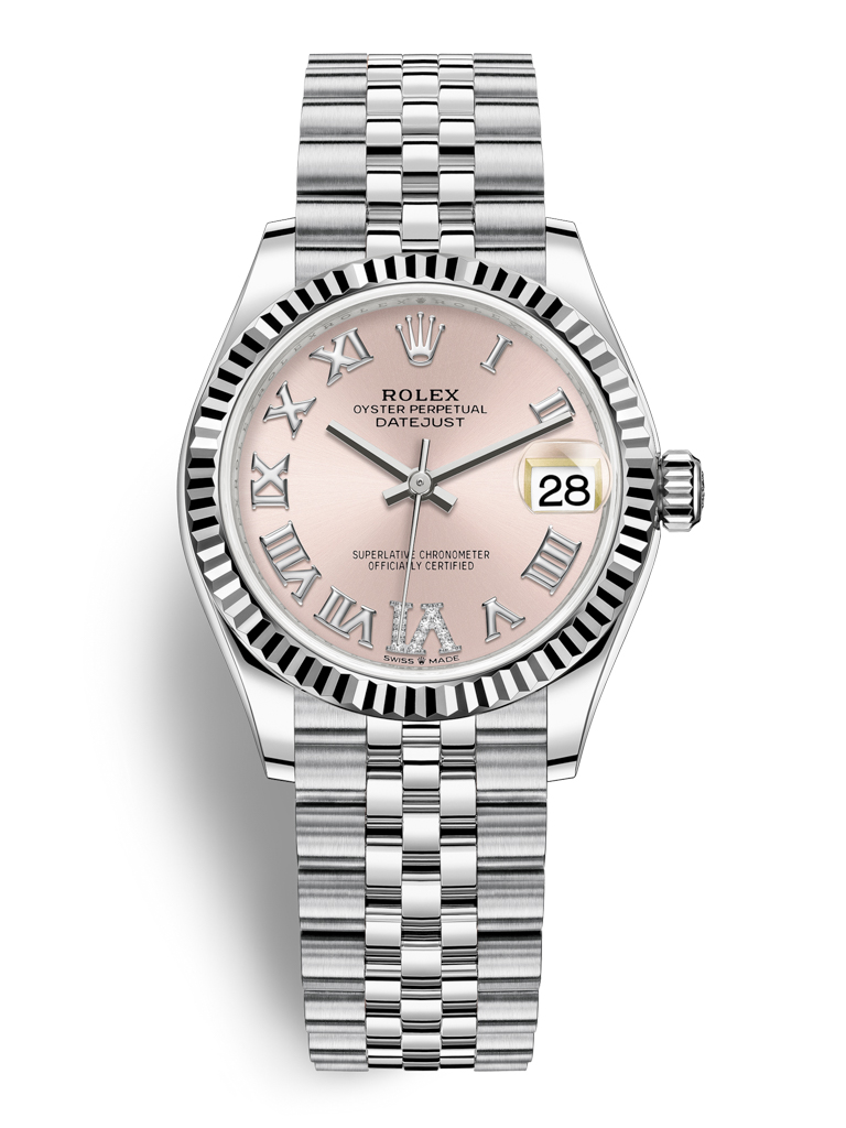 Rolex Datejust 31mm Stainless Steel 278274 Pink VI Jubilee