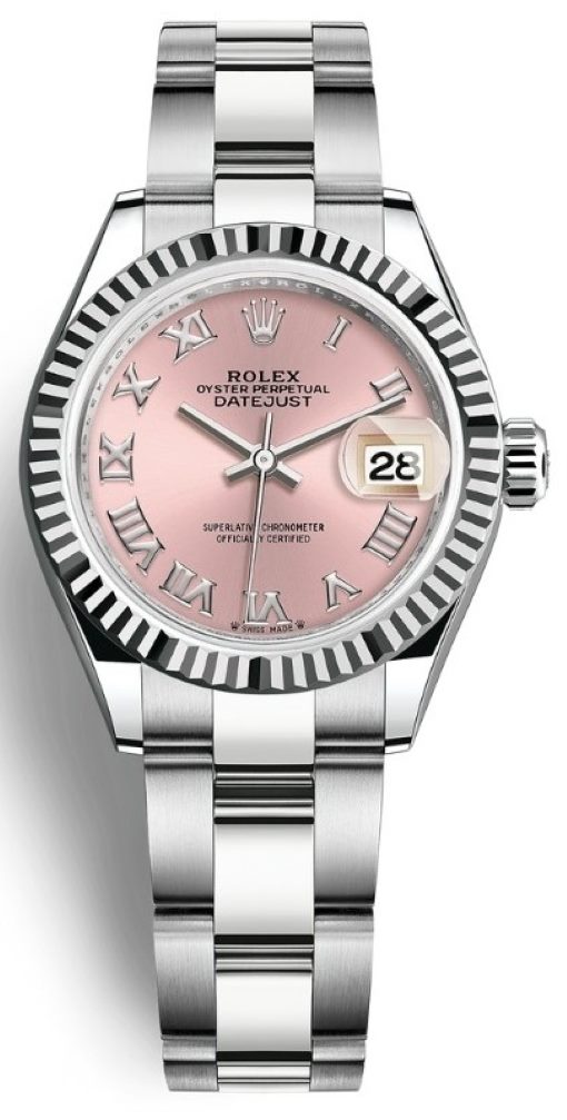 Lady Datejust 28mm Stainless Steel 279174 Pink Roman Oyster