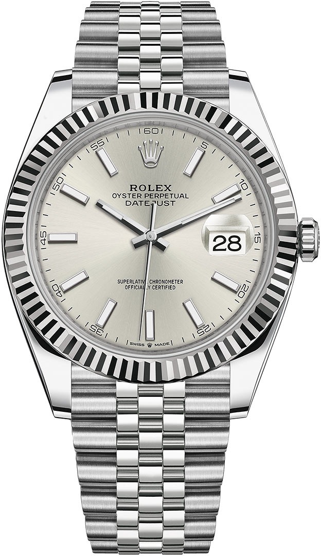 Datejust 41mm Stainless Steel 126334 Silver Index Jubilee