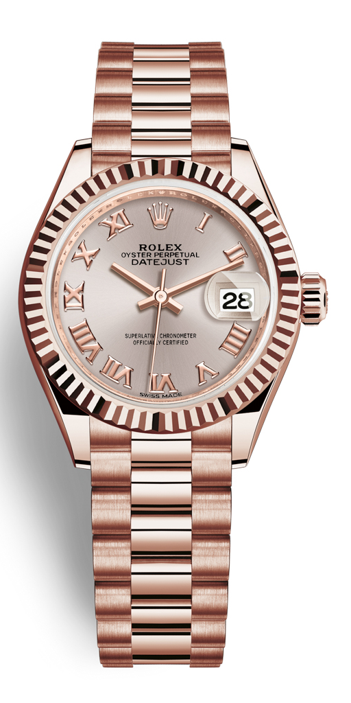 Lady Datejust 28mm Everose Gold 279175 Rose Roman Jubilee