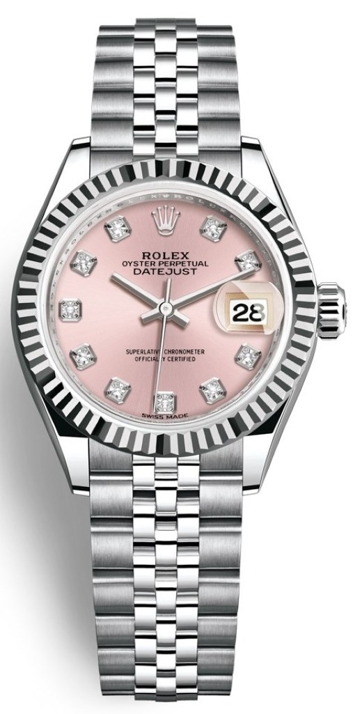 Lady Datejust 28mm Stainless Steel 279174 Pink Diamond Jubilee