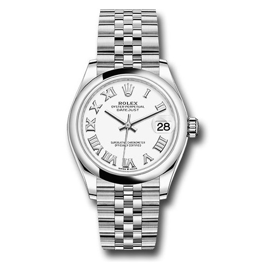 Datejust 31mm Stainless Steel 278240 White Roman Jubilee